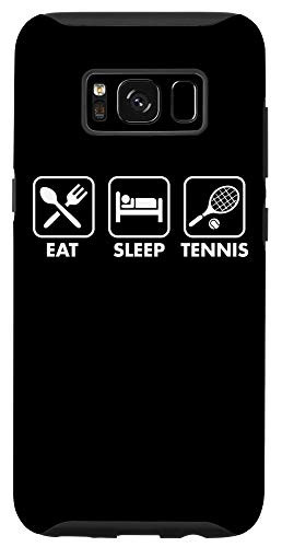 Galaxy S8 Eat Sleep Tennis Funny Retro Tennis Player Christmas Gift Case