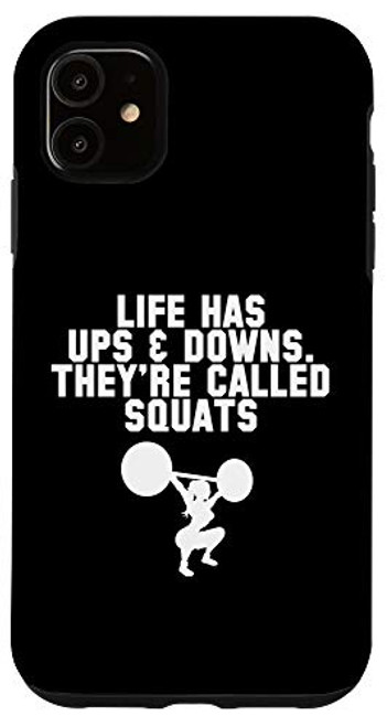 iPhone 11 Women Weight-Lifting Workout Squat Funny Fitness Lover Gift Case iPhone 11 Women Weight-Lifting Workout Squat Funny Fitness Lover Gift Case