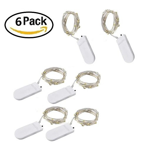 JSDOIN 6 Pack Fairy String Lights 7.2ft 20LED Fairy Lights Battery Starry String Lights Copper Wire Lights Firefly Lights LED Moon Lights for DIY Christmas Decor Christmas Lights Cool White JSDOIN 6 Pack Fairy String Lights 7.2ft 20LED Fairy Lights Battery Starry String Lights Copper Wire Lights Firefly Lights LED Moon Lights for DIY Christmas Decor Christmas Lights Cool White
