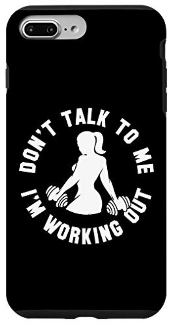 iPhone 7 Plus8 Plus Women Weight-Lifting Workout Quote Funny Fitness Lover Gift Case