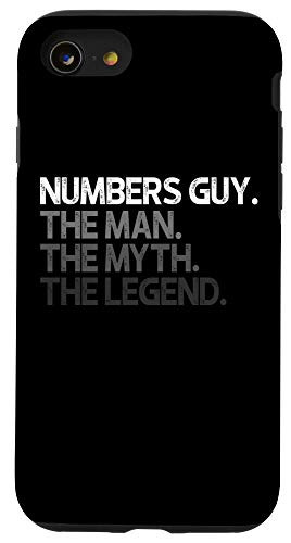 iPhone SE 2020  7  8 Numbers Guy Math Mathematician The Man Myth Legend Gift Case