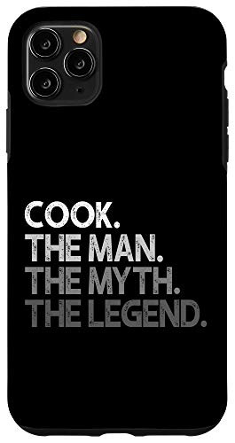 iPhone 11 Pro Max Cook Phone Case Gift The Man Myth Legend Case