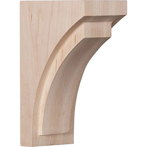 Ekena Millwork CORW02X03X06FERO Wood Corbel 2 12W x 3 34D x 6H Red Oak