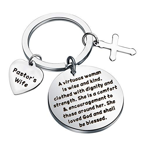 BAUNA Pastors Wife Gifts Pastors Wife Appreciation Gifts She is a Comfort and Encouragement to Those Around Her Keychain Ministers Wife Jewelry Pastors Wife Keychain BAUNA Pastors Wife Gifts Pastors Wife Appreciation Gifts She is a Comfort and Encouragement to Those Around Her Keychain Ministers Wife Jewelry Pastors Wife Keychain