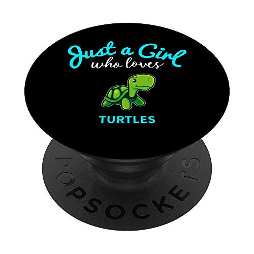 Turtle Phone Grip for Girls  Kids Turtle PopSockets PopGrip Swappable Grip for Phones   Tablets