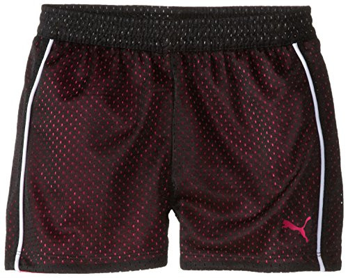 PUMA Little Girls Active Double Mesh Short Black 5