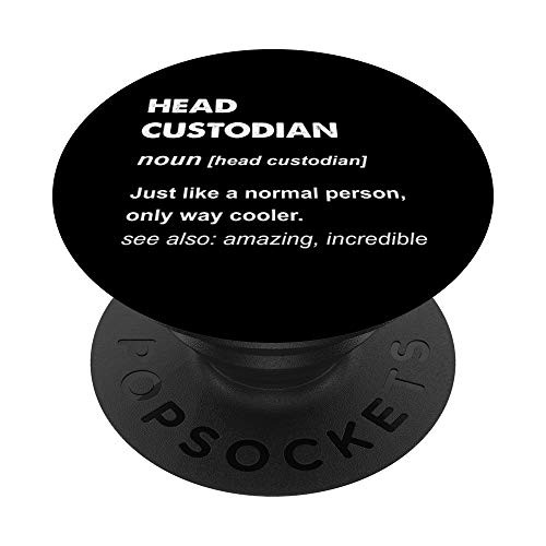 Head Custodian Gift PopSockets Grip and Stand for Phones and Tablets