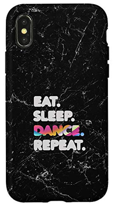iPhone XXS Eat Sleep Dance Repeat Funny Dancer Gift Cool Ballet Case