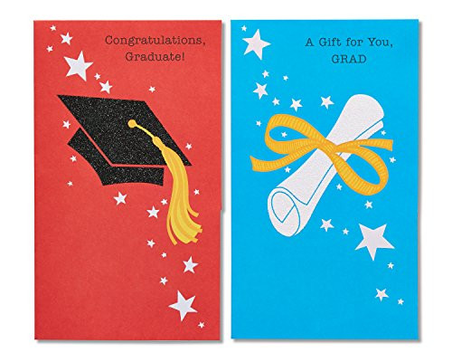 American Greetings Graduation Cap and Diploma Graduation Cards, 6-Count American Greetings Graduation Cap and Diploma Graduation Cards, 6-Count