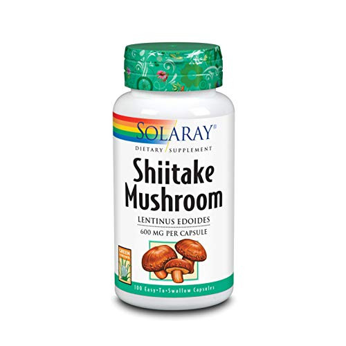 Solaray Shiitake Mushroom 600 mg  100 Count