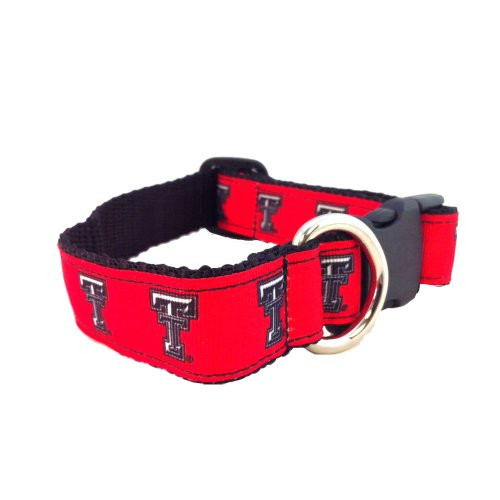 NCAA Texas Tech Red Raiders Dog Collar Team Color Small