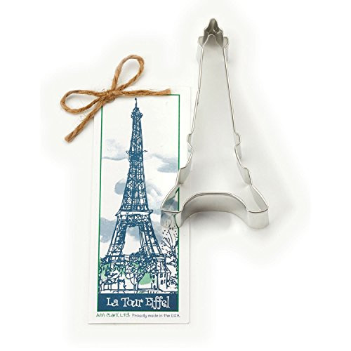 Eiffel Tower Cookie and Fondant Cutter - Ann Clark - 4.4 Inches - US Tin Plated Steel