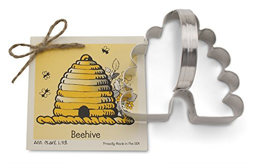 Beehive Cookie and Fondant Cutter - Ann Clark - 4 Inches - US Tin Plated Steel