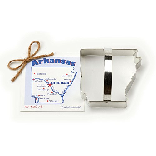 Arkansas Cookie and Fondant Cutter - Ann Clark - 4 Inches - US Tin Plated Steel