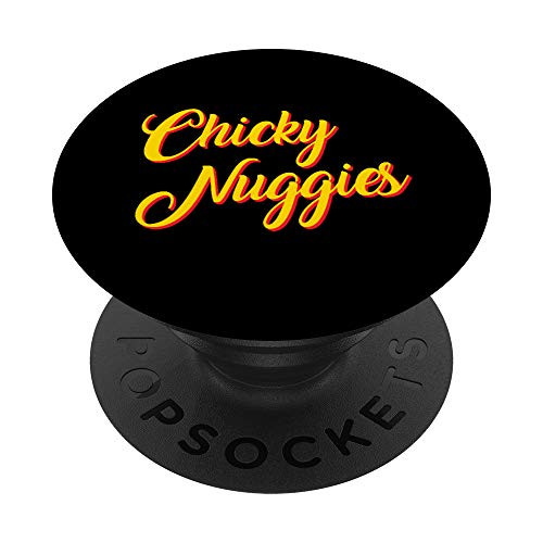 Chicky Nuggies Meme Awesome Style Gag Gift Funny Graphic PopSockets PopGrip Swappable Grip for Phones   Tablets