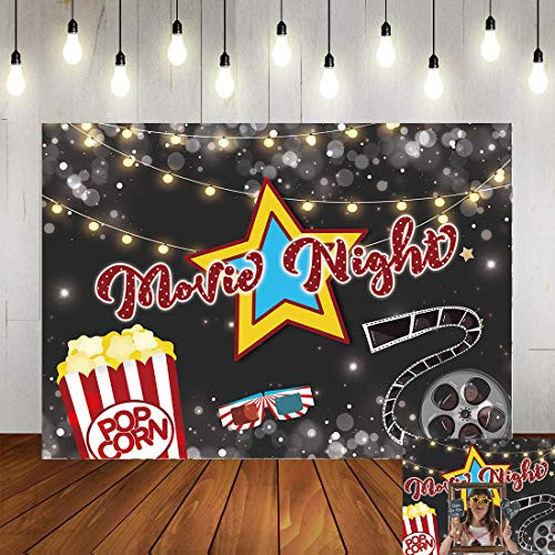 Movie Night Party Backdrops Popcorn Movie Star Children Birthday Party Decorations Photography Backdrop Rustic Lights Movie Night Party Banner Flash Photo Background Studio Props 7x5ft Vinyl Movie Night Party Backdrops Popcorn Movie Star Children Birthday Party Decorations Photography Backdrop Rustic Lights Movie Night Party Banner Flash Photo Background Studio Props 7x5ft Vinyl