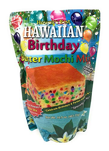 Hawaiian Birthday Cake Butter Mochi Mix
