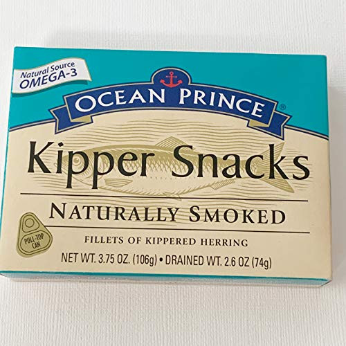 Ocean Prince Fillets of Herring Kipper Snacks Naturally Smoked Lot of 3