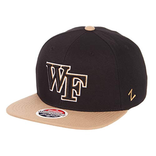 NCAA Zephyr Wake Forest Demon Deacons mens Z11 Invert Snapback Hat Adjustable Black