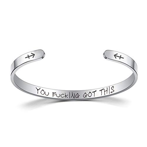 Laramoi Bangle Cuff Bracelets for Women Men Personalized Zodiac Constellation Horoscope Stainless Steel Engraved Come Encouragement Inspirational Gifts for Friends Girls Teens Silver Scorpio Laramoi Bangle Cuff Bracelets for Women Men Personalized Zodiac Constellation Horoscope Stainless Steel Engraved Come Encouragement Inspirational Gifts for Friends Girls Teens Silver Scorpio