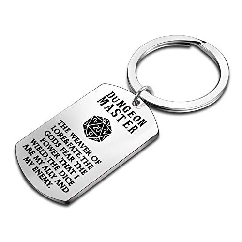 LLsuy Dungeon Master Keychain Dice Keyring DM Gift DND Gift for Gamer Dungeons and Dragons Gift Dungeon Masters Fans Gift RPG Gift Dungeon-KR LLsuy Dungeon Master Keychain Dice Keyring DM Gift DND Gift for Gamer Dungeons and Dragons Gift Dungeon Masters Fans Gift RPG Gift Dungeon-KR