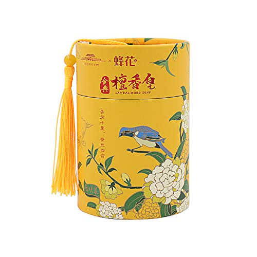 BEE   FLOWER Golden Sandalwood Soap 3_5 Oz x 2
