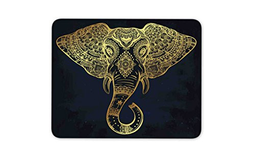 The Golden Elephant - Mouse Pad Mouse Pad Mouse Pad Mouse Pad Mouse pad Gaming Mouse pad Mousepad Nonslip Rubber Backing