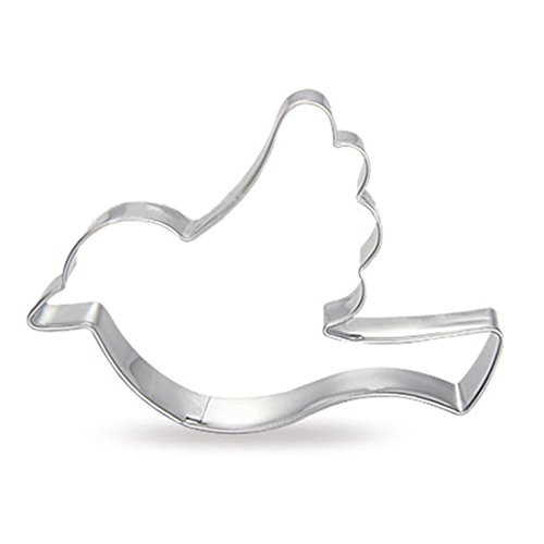 WJSYSHOP Peace Dove Bird Cookie Cutter for Celebrations Christmas Birthday Party Wedding Holiday (Peace Dove)