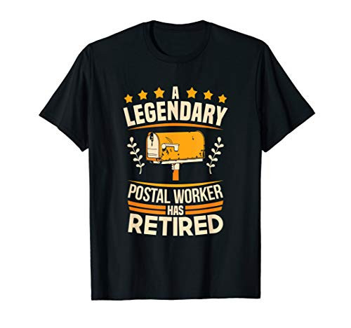 Post Office Retiree Celebration Retired Postal Worker T-Shirt