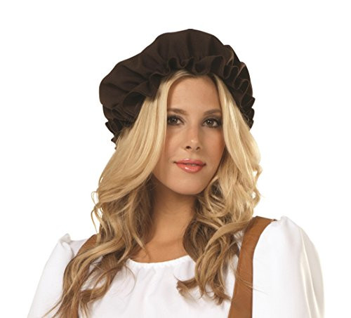 RG Costumes Womens Colonial Mop Cap Brown
