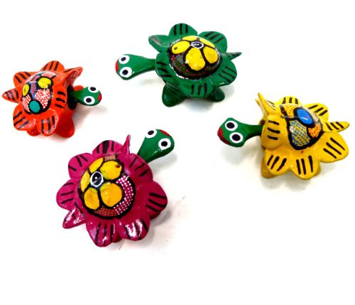 Bobble Head Turtles Mexican Toy set of 4