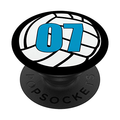 Volleyball Number 07 PopSockets PopGrip Swappable Grip for Phones Tablets Volleyball Number 07 PopSockets PopGrip Swappable Grip for Phones Tablets