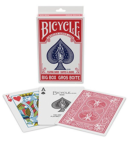 Bicycle Big Box Playing Cards- Red Big Box Playing Cards