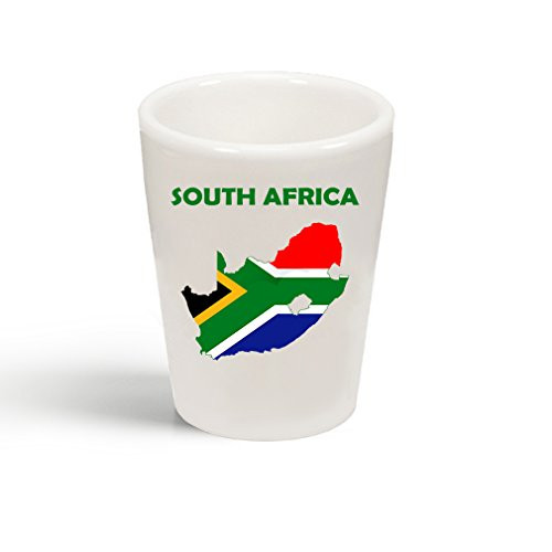 South Africa Original Country Name Ceramic Shot Glass Cup