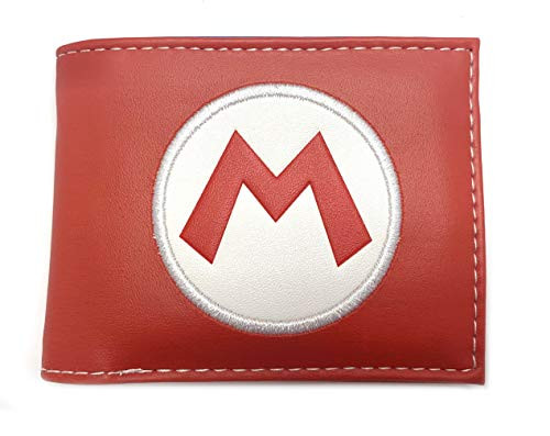Super Mario Bros_ Mario Bi-Fold Wallet - Red