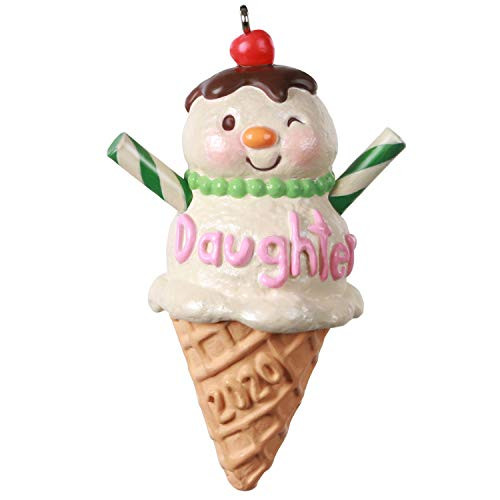 Hallmark Keepsake Christmas Ornament 2020 Year-Dated Daughters Are Sweet Snow Girl Ice Cream Cone Hallmark Keepsake Christmas Ornament 2020 Year-Dated Daughters Are Sweet Snow Girl Ice Cream Cone