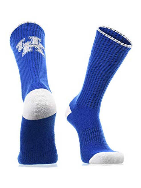 TCK Kentucky Wildcats Socks Campus Legend Crew BlueWhite Large TCK Kentucky Wildcats Socks Campus Legend Crew BlueWhite Large