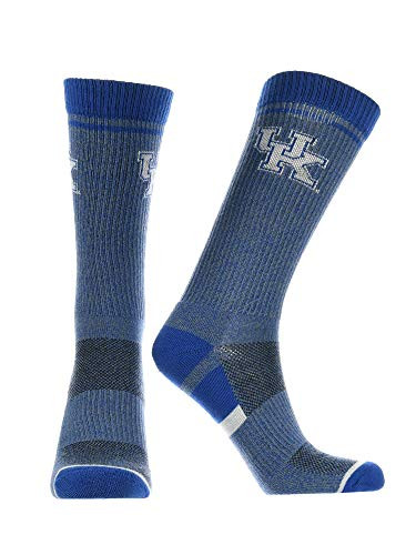 TCK Kentucky Wildcats Socks Victory Parade BlueGreyWhite Large
