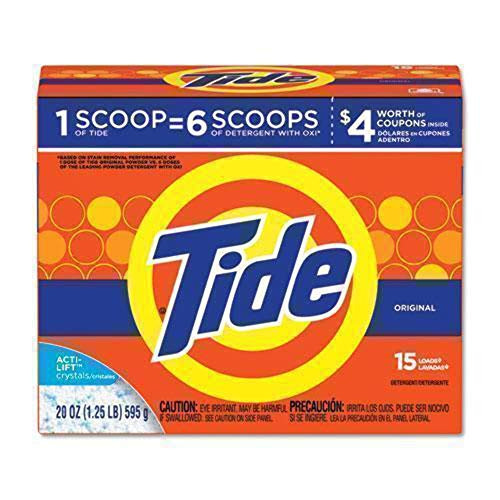 Tide Powder Laundry Detergent Original Scent 20 Oz