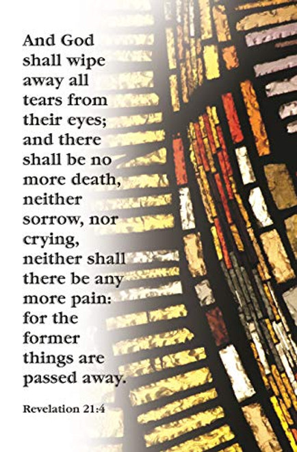 B H Publishing Group Bulletin-The Former Things Funeral Pack of 100