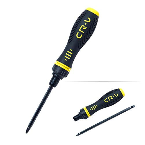 Buspoll ratchet screwdriver PH2 slottedcross screwdriver shorten and lengthen adjustable ratchet screwdriver