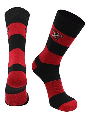 Texas Tech Red Raiders Game Day Striped Socks ScarletBlack Large