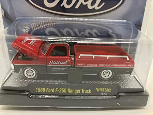 M2 Machines by M2 Collectible Shop-Trucks 1969 Ford F-250 Ranger Truck 164 Scale WMTS02 15-32 RedBlack Top Details Like NO Other M2 Machines by M2 Collectible Shop-Trucks 1969 Ford F-250 Ranger Truck 164 Scale WMTS02 15-32 RedBlack Top Details Like NO Other