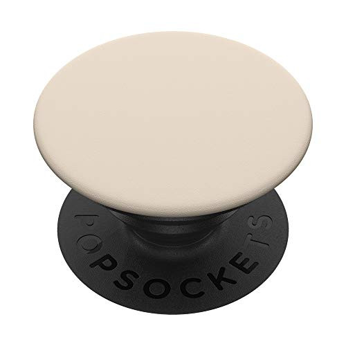 Magnolia White Neutral Solid Color PopSockets PopGrip Swappable Grip for Phones   Tablets