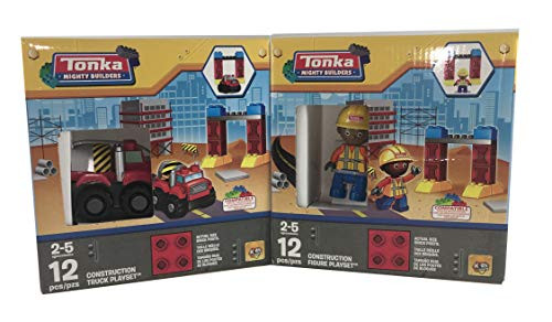 Tonka Mighty Builders Set Includes Construction Figure and Construction Truck Playsets Tonka Mighty Builders Set Includes Construction Figure and Construction Truck Playsets