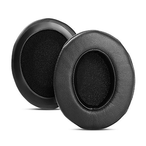 Ear Pads Cushions Cups Replacement Compatible with Turtle Beach Ear Force X12 PX22 PX24 PX3 PX51 Gaming Headset Black Protein Leather