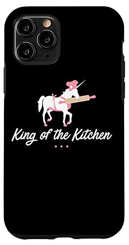 iPhone 11 Pro Unicorn Baker King of the Kitchen Black Case