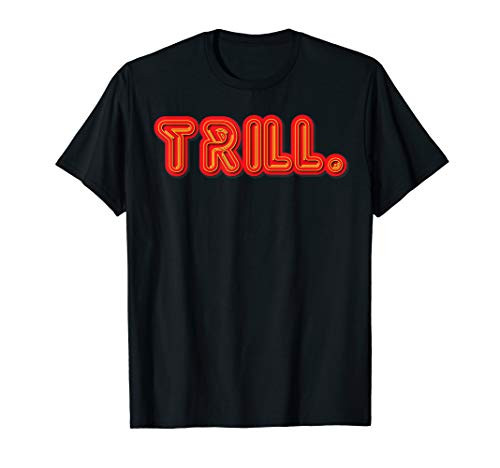 Trill Texas H-Town Screwston Rocket Red Gold Houston T-Shirt