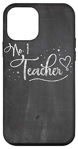 iPhone 12 mini Number One Teacher School Appreciation Gift Chalkboard Case