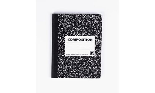 Carolina Pad Marble Composition Book, Wide Ruled, 9.75 x 7.5 Inches, 100 Sheets (9100)